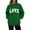A-Green Sweatshirts for Women, variant on Womens Mock Neck Sweatshirts Pockets Drop Shoulder Oversized Pullovers Casual Fleece Lined Long Sleeve Tops Wine M