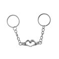 thumbnail image 2 of Llavero de metal con forma de palma y atraccin magntica para parejas, 2 of 9