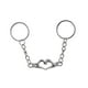 thumbnail image 2 of Llavero de metal con forma de palma y atraccin magntica para parejas, 2 of 9