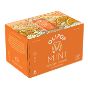 Olipop Minis Prebiotic Soda Pop, Orange Cream, High Fiber, 7.5 fl oz 6 Pack