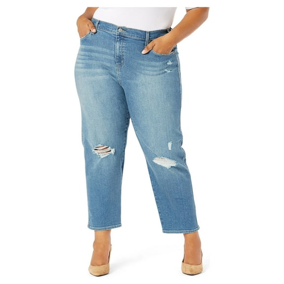Signature by Levi Strauss & Co.™ Women's Plus Size Heritage High Rise Straight Jeans