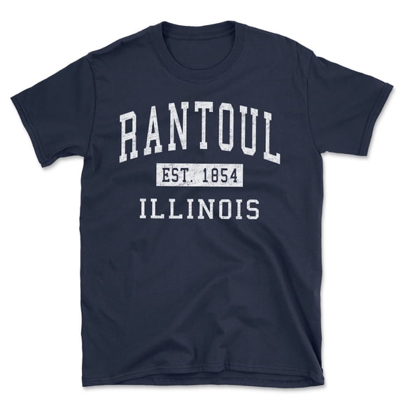 Rantoul Illinois Classic Established Men's Cotton T-Shirt