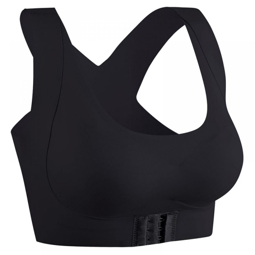 oiakus Women's Chest Brace Back Support Posture Corrector Shaper Tops,  Adjustable Front Closure Bra for Hunchback, Daily Work, Sports Breast  Support Underwear : : Fashion