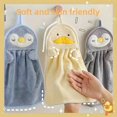 thumbnail image 1 of 1/3pcs Adorable Cartoon Microfiber Hand Towel - Soft, Absorbent, Quick-Drying, Multifunctional, and Easy to Hang - Modern Bathroom, Kitchen, Living Room, and Toilet Essential, 1 of 5
