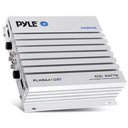 Pyle PLMRA410BT Bluetooth 400 Watt 4 Channel Waterproof Marine Boat Amplifier