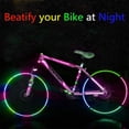 thumbnail image 2 of Paquete de 5 cintas reflectantes de seguridad para exteriores, pegatinas de iluminación, cinta reflectora impermeable para bicicleta, coche, motocicleta, decoración de llantas DIY, 2 of 5