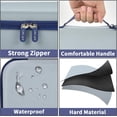 thumbnail image 4 of JJEAN-Case Compatible with Brother for P-Touch PTM95/ PT90/ PT45M Handy Label Maker, Storage Holder Carrying Organizer Bag for Label Tapes, AC adapter, Charging Cables, Batteries- Gray (Box Only), 4 of 4