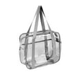 thumbnail image 2 of TUOBARR Zippered Tote Bag, Portable Bathroom Travel Bag In Clear PVC Cosmetic Bag, 2 of 5
