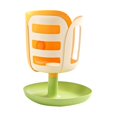 thumbnail image 1 of S SERENABLE 2 in 1 Rabbit Hay Feeder Anti Tipping Sturdy Less Wasted Food and Hay Holder Orange, 1 of 9