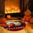 thumbnail image 6 of HomeKingdee Fall Thanksgiving Pumpkin Half Round Door Mat, Non-Slip Welcome Indoor Entrance Way Rug Semi Circle Front Doormats Washable Floor Mat, Outdoor Rugs, 6 of 6