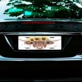 thumbnail image 7 of Cow Head with Sunflower Crown Front License Plate,Metal License Plate,Funny Standard Plates Personalized Novelty Decorative For Men/Women/Boys/Girls Car 6×12 Inch, 7 of 7