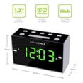 thumbnail image 4 of HANNLOMAX HX-122CR Radio despertador, radio FM PLL, alarma dual, pantalla LED verde de 1,2 pulgadas, puerto USB para carga de 1 A, funcionamiento con alimentación de CA únicamente., 4 of 4