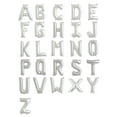 thumbnail image 5 of Efavormart 16" Shiny Metallic Silver Mylar Foil Alphabet Letter and Number Balloons, 5 of 8