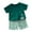 Army Green, variant on Fesfesfes Girl Outfits Childrens Summer Home Clothing Round Neck Short Sleeved Shorts Two Piece Set