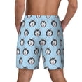thumbnail image 2 of Haiem Husky Head Mens Swim Trunks with Compression Liner 2 in 1 Swimming Shorts Stretch Swimwear Quick Dry,Board Shorts-X-Large, 2 of 9