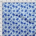thumbnail image 4 of oneOone Polyester Spandex Baby Blue Fabric Halloween Craft Projects Decor Fabric Printed By The Yard 56 Inch Wide, 4 of 4