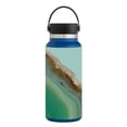 thumbnail image 1 of MightySkins HFWI32-Green Agate Skin for Hydro Flask 32 oz Wide Mouth - Green Agate, 1 of 3