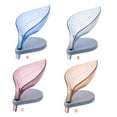 thumbnail image 4 of Leaf Shape Soap Cleaning Sponge Holder Drain Box Soap Drying Stand Rack with Suction Cups, 4 of 8