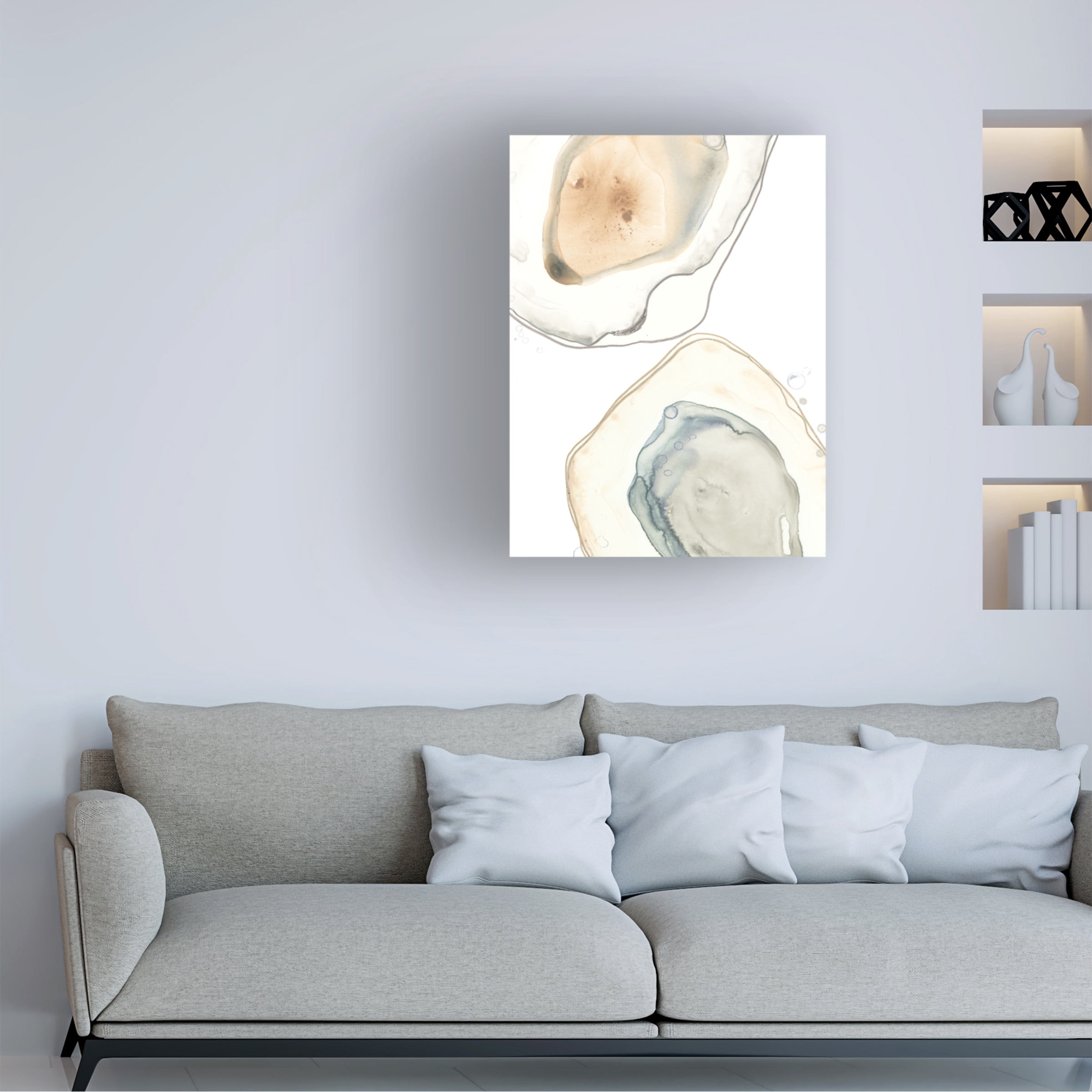 June Erica Vess 'Ocean Oysters III' Canvas Art