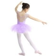 thumbnail image 3 of DPOIS Kids Girls One Piece Sleeveless U Shaped Back Ballet Tutu Dress, 3 of 6