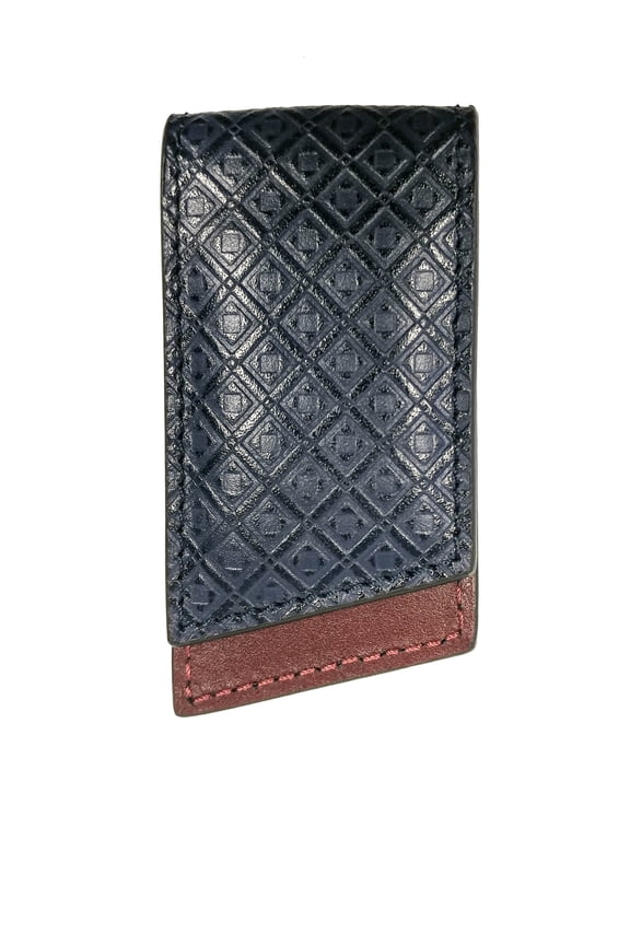 Mark Giusti London Calling Knightsbridge Money Clip (Embossed Blue)