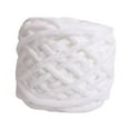 thumbnail image 2 of grueso y voluminoso, hecho a mano, para decoración del hogar, tejido a mano, para proyectos de crochet, suéteres, mantas tejidas, manualidades, Blanco, 2 of 8