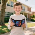 thumbnail image 6 of POLERO Neon Wolf Youth Wallet for Sports, Polyester Trifold Money Organizer with Foldable Lightweight Wear Resistant Children Wallets, 6 of 6