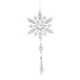 thumbnail image 2 of Campanas De Viento Crystal Light Catcher Copo de nieve Navidad Arco iris Ornamento para el jardín del hogar (E) Likrtyny Libre de BPA, 2 of 8