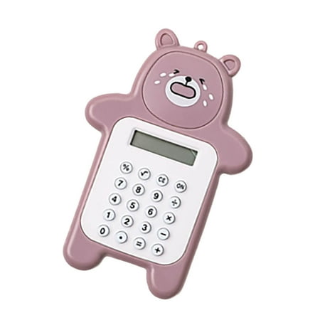 Cartoon Calculator Home Office School Mathematics Counting Tool Mini ...