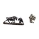 thumbnail image 5 of Colección Moderna De Esculturas De Animales Con Figuras De Toro, Oso, Vaca Y Búho Para Escritorio, Oficina, Sala De Estar, Decoración De Gabinetes, Regalo De Cumpleaños Feng Shui, 5 of 8