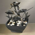 thumbnail image 2 of Jeco Cadono Metal Leaves Tabletop Fountain, 2 of 2
