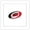 White Framed Version, variant on Gallery Pops NHL Carolina Hurricanes - Primary Logo Mark Wall Art, Unframed Version, 12" x 12"