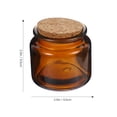 thumbnail image 4 of LABELEPH 5Pcs Mini Glass Bottles Clear Glass Vials for Craft Enthusiasts, 4 of 5