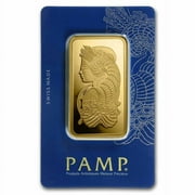 100 gram Gold Bar - PAMP Lady Fortuna Veriscan (In Assay)