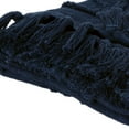 thumbnail image 4 of HomeRoots 518836 Blue Woven 100 Percent Textured Cotton Floral Throw Blanket, 4 of 5