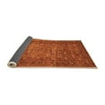 thumbnail image 2 of Ahgly Company Indoor Rectangle Abstract Orange Modern Area Rugs, 2' x 4', 2 of 4