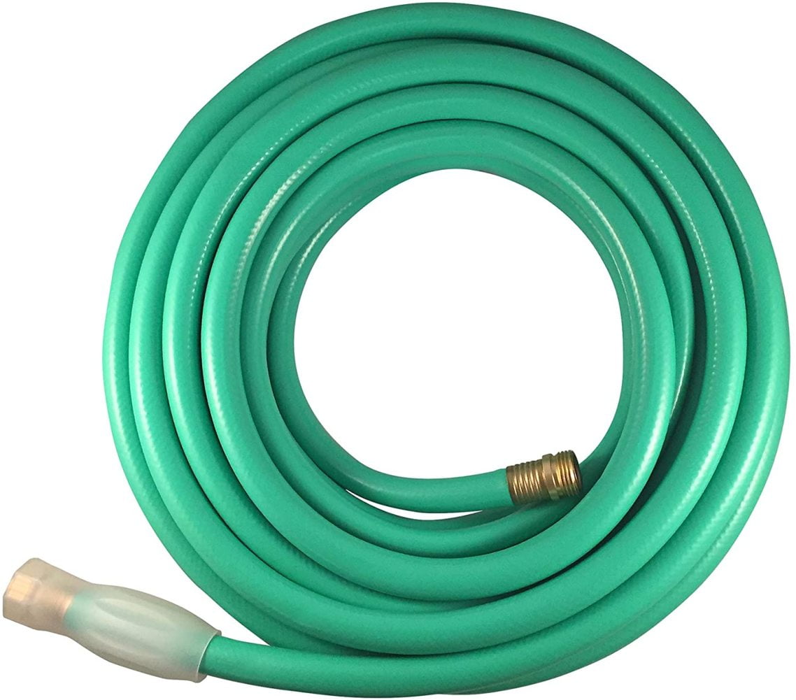 100ft 5/8 Contractor Grade Hose w/ Guard and Grip Anti-Kink Spinner Coupling 