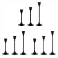thumbnail image 2 of Candelabros Cónicos, Candelabro Negro, Juego de 9 Candelabros, Soporte para Chimenea, Mesa de Comedor, Decoración del Hogar, 2 of 5