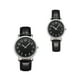 thumbnail image 3 of 2 PCS Relojes de pulsera Cuero Pareja Reloj Moda Reloj de moda Durable Relojes de ocio, 3 of 3