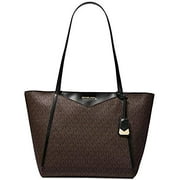 Michael Kors Whitney Ladies Large Khaki Leather Tote Bag 30S8GN1T3B-292