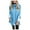 Light Blue, variant on Women's Turtleneck Oversized Sweaters 2025 Fall Long Batwing Sleeve Spilt Hem Tunic Pullover Sweater Knit Tops Watermelon Red L