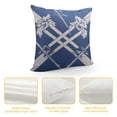 thumbnail image 4 of GOSMITH  Decorative Throw Pillow Cover for Couch Sofa,Skiing Skis Navy Live Home Decor Pillow Case, 4 of 5