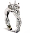 thumbnail image 1 of White Gold 3/8ct SI Fancy Diamond Semi Mount Engagement Ring, 1 of 2