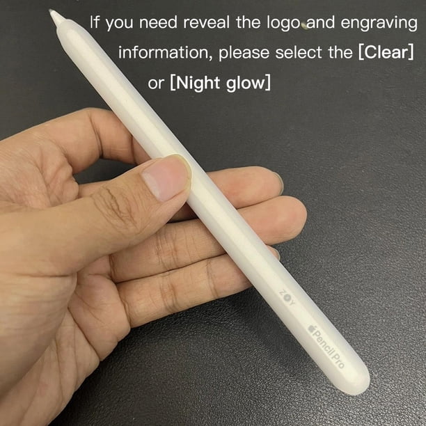 Clear Case For Apple Pencil Pro 2024 and 2nd generation Silicone