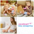 thumbnail image 4 of ZITA ELEMENT 12 Pcs Baby Doll Accessories, Baby Doll Clothes DIaper Bag, Baby Doll Feeding and Caring Set, 4 of 7