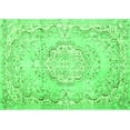thumbnail image 1 of Ahgly Company Indoor Rectangle Persian Green Traditional Area Rugs, 7' x 9', 1 of 1