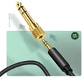 thumbnail image 3 of HSHDLDF 4 PCS Headphone Jack Adapter, Headphone Adapter 6.35mm Male to 3.5mm Female Stereo Adapter Jack Plug Adapter Quarter Inch Jack Small to Large Jack Adaptor Male Female Jack for Digital Piano, 3 of 7