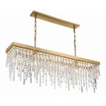 thumbnail image 4 of Crystorama Winfield 6 Light Antique Gold Chandelier - 49"W x 24.5"H x 9"D, 4 of 15