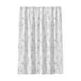 thumbnail image 5 of Cortina de ducha de mármol para baño Juego de cortinas de ducha de tela gris y blanca Accesorios de baño decorativos resistentes (72" ​​W x 72" H) JAMW Sencillez, 5 of 5