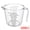 Clear 600ml, variant on Unique Bargains PS Material Measuring Cup with Clear Marks for Measurement Clear 600ml